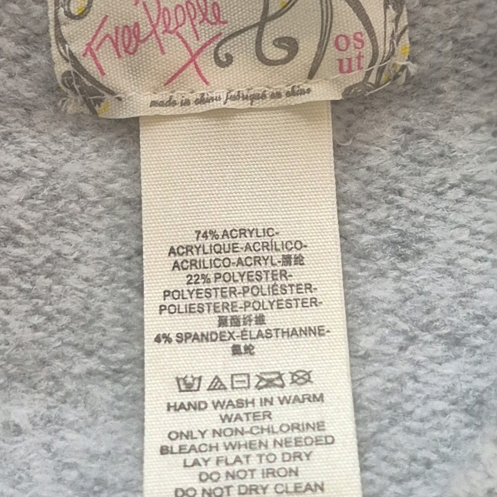 Free People All Star Stripe Poncho One Size - Picture 8 of 8